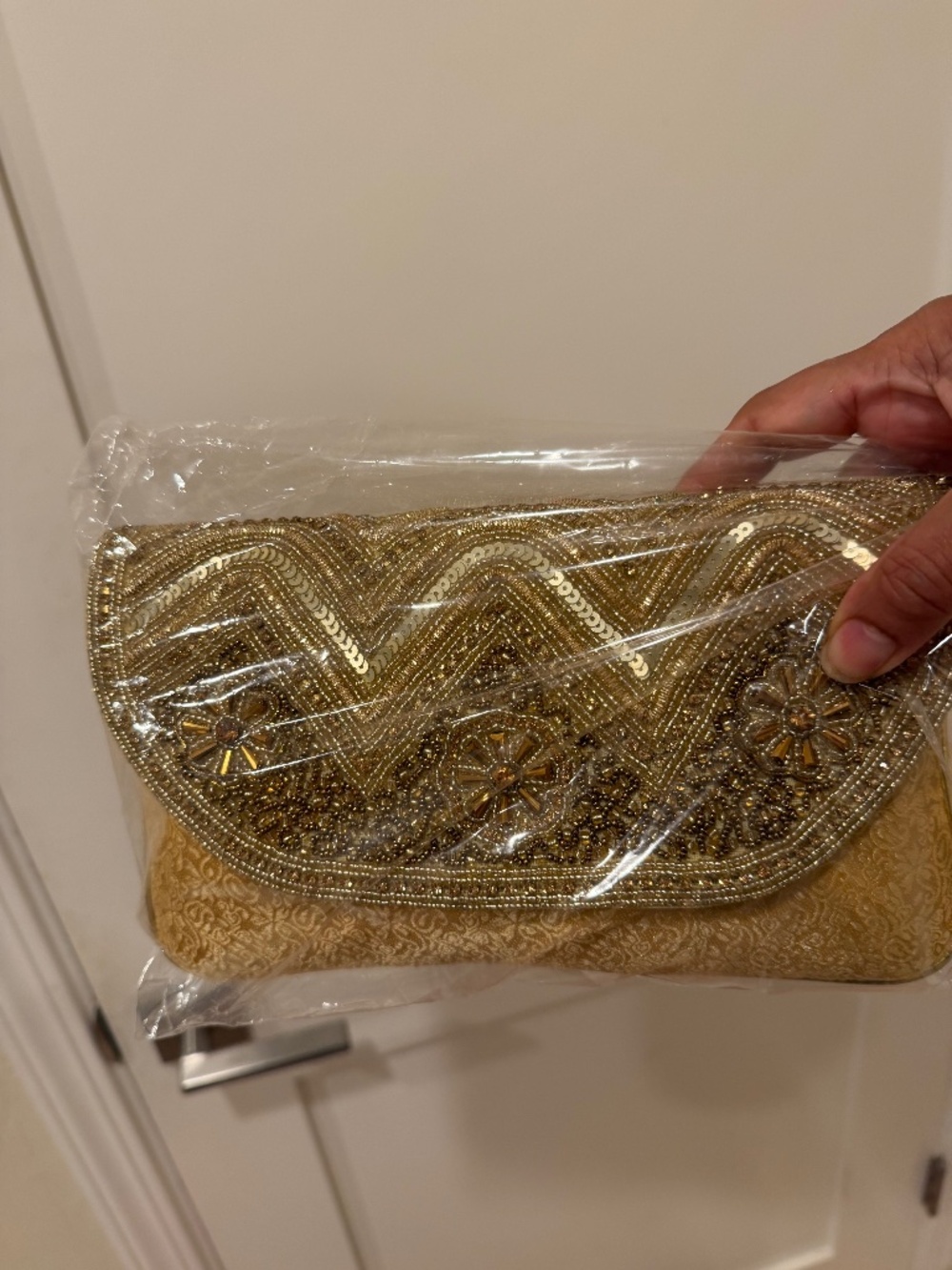 Beautiful gold purse